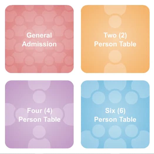 FUNNY BONE COMEDY CLUB COLUMBUS TABLE SEATING INTERACTIVE Seating Map Seating Chart