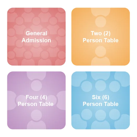 FUNNY BONE COMEDY CLUB COLUMBUS TABLE SEATING STATIC Seating Map Seating Chart