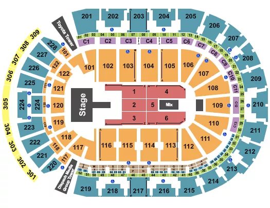 SHREYA GHOSHAL Seating Map Seating Chart