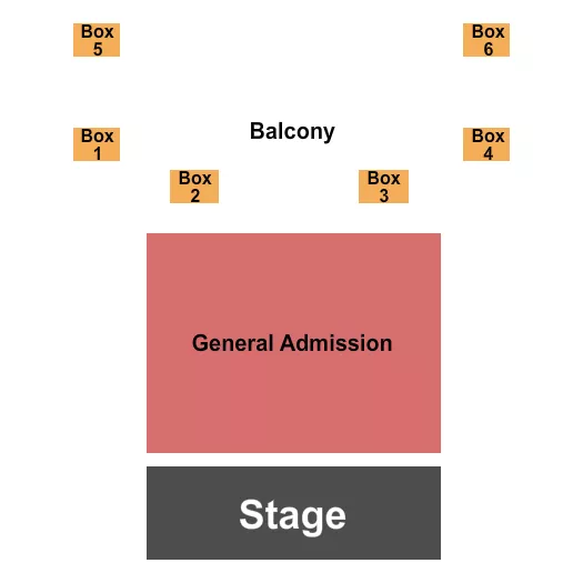 GA BOXES Seating Map Seating Chart