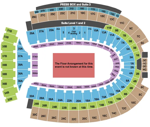 GENERIC FLOOR Seating Map Seating Chart