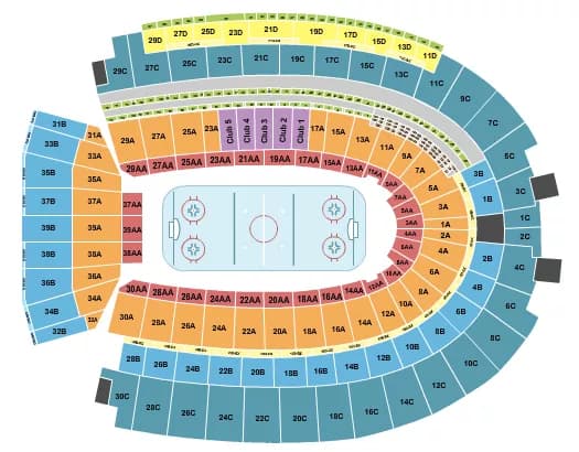 HOCKEY Seating Map Seating Chart