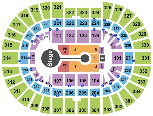 BRANDON LAKE Seating Map Seating Chart