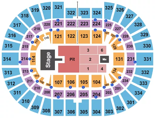 ELLA LANGLEY Seating Map Seating Chart