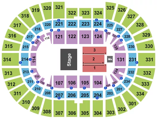 HALF HOUSE RSV Seating Map Seating Chart