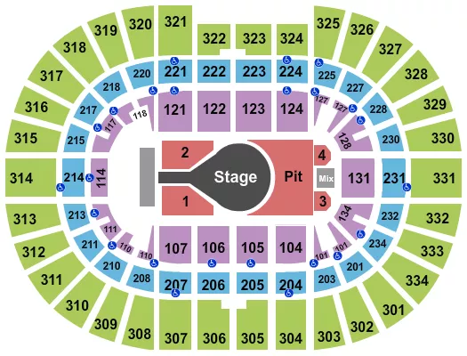 KACEY MUSGROVES Seating Map Seating Chart